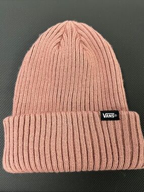 Vans Dusty Rose Ribbed Fold Beanie #1258